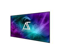 Akia Screens Pantalla de proyector de marco fijo sin bordes de 254 cm en diagonal 16:9 8K 4K Ultra HD 3D Ready CINEWHITE UHD-B Pantalla de proyección negra para cine en casa en interiores AK-NB100H1