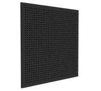 Akifix ITP K02A13_600X600_9005 - Paneles negros perforados de cartón yeso para falso techo - Diámetro del agujero 8 mm - Distancia entre ejes 16 mm paralelo - 60 x 60 x 1,25/1,8 m² - 5 unidades de