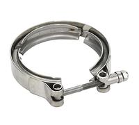 AKIHISA Abrazadera de 1,5 pulgadas 304 de acero inoxidable en V, para tubo de escape turbo, kit de brida de tubo de bajada, Racing Ford Pickup Truck Exchange accesorios de escape