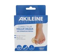 Akileïne Correcteur Hallux Valgus Séparateur d'Orteils 1ud