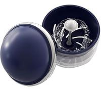 AKIMRABY Funda limpiadora de retenedor de prótesis, funda de retención portátil para viajes, funda de baño de dentadura con cesta coladora, tazas de prótesis para remojar dentaduras postizas, soportes