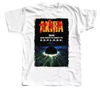 Akira Japanese Manga T Shirt v9 White S to 3XL White 3XL