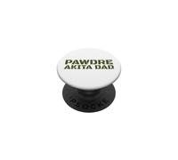 Akita Dog Dad PopSockets PopGrip Adhesivo