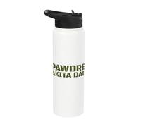 Akita Dog Dad Stainless Steel Insulated Water Bottle