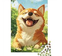 Akita Dog Jigsaw Puzzles Puzzle for Adults Kids. 1000 Piece Impossible Challenge Toy Educational Games Home Decoration for Adults& Kids Age 14 Years Up 1000pcs (75x50cm)