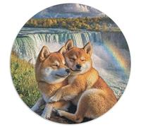 Akita Dog Puzzles Imposible,desafío para Adultos Entretenimiento Creativo 1000 Piezas Obra De Arte De Juego De para Adultos, Regalos A Partir De 14 Años 1000pcs (67.5x67.5cm)