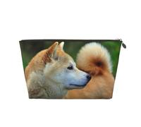 Akita Inu Bokeh Mascotas Perros Akita Inu, Bolsa de Maquillaje Bolsa de cosméticos Bolsa de artículos de tocador de Viaje portátil Bolsa de artículos de tocador