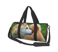 Akita Inu Bokeh Mascotas Perros Akita Inu, Bolsa de Viaje de Gran Capacidad, Bolso Redondo, Bolsa de Viaje Deportiva, Bolsa de Mano, Bolsa de Fitness