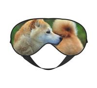 Akita Inu Bokeh Mascotas Perros Akita Inu, Cubreojos completos Antifaz bloqueador de luz Antifaz para dormir Antifaz suave con los ojos vendados Noche