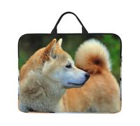 Akita Inu Bokeh Mascotas Perros Akita Inu,Funda para portátil de 14 Pulgadas, Funda para portátil, maletín con asa