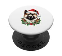 Akita Inu Dog Christmas Christmas - Sudadera con Capucha PopSockets PopGrip Adhesivo