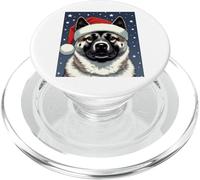 Akita Inu Dog Christmas Christmas - Sudadera con Capucha PopSockets PopGrip para MagSafe