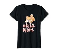 Akita Mom Dog Akita Inu Mama Lindo Cachorro Camiseta
