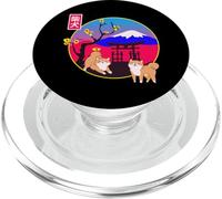 Akita Shiba Inu Perros Gemelos japoneses juegan al Monte PopSockets PopGrip para MagSafe