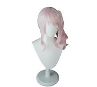 Akiyama Mizuki Pink 40cm Cosplay Wig Project SEKAI COLORFUL STAGE! Curly Heat Resistant Synthetic Hair Akiyama Mizuki