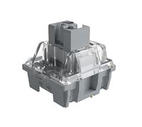 Akko Interruptor V3 Silver para teclado mecánico, interruptores lineales V3 Pro, 5 pines, 40 gf, interruptor de tecla para teclado de juegos (45 piezas, Speed Silver)