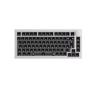 Akko Kit de Teclado mecánico 5075S, barebones Gaming Keyboard Wired, Compatible con Via programable, 75% ISO de diseño, Montaje Gasket, Accesorios para reducción de Ruido, con botón (Blanco)