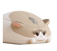 Akko Mouse inalámbrico Adorable, óptico de 3200 dpi, Bluetooth, Triple Modo BT3.0/BT5.0/2.4G, Clic silencioso, Lindo ratón inalámbrico con diseño de Dibujos Animados para Laptop/PC (Gato Ragdoll)
