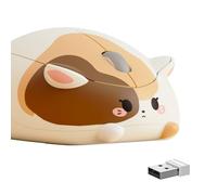 Akko Ratón inalámbrico para computadora portátil Ratones con Forma de Gato calicó, Receptor USB A de 2,4 GHz, Seguimiento óptico de 1200 dpi, Clic silencioso, Compatible con Mac/Win (Calico)