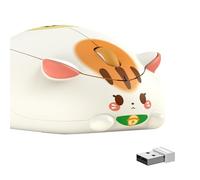 Akko Ratón inalámbrico para computadora portátil, reducción de Ruido, Ratones para computadora USB A de 2,4 GHz, Ratones portátiles de Dibujos Animados ópticos de 1200 dpi para PC (Fortune)