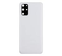 Akku Deckel - Carcasa para Samsung Galaxy S20+ Plus SM-G985 SM-G985F SM-G985F/DS Cloud White Akkudeckel con lente de cámara y pegamento impermeable