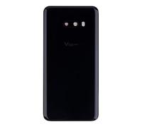 Akku Deckel - Tapa trasera para LG V50S ThinQ 5G LM-V510N, color negro