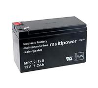 akku-net MP7,2-12B VdS - Batería de plomo (12 V, ácido de plomo)