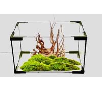 Akkua Pro 30 - Acuario Pecera de Cristal Pequeña de 10 Litros Con Tapa - Para Niños y Peces