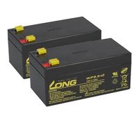 Akkuman.de Akkutechnik vom Fachmann Batería de repuesto para Alber Scalamobil S25, S30, S31, S35, S36, S38 y S39, 2 baterías Kung Long de 12 V y 3,3 Ah