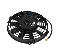 AKLOSIPY 12v ventilador acondicionador condensador ventilador de refrigeración eléctrico ventilador de refrigeración ABS ventilador de refrigeración 80W