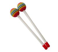 AKLOSIPY 2 Baquetas para Niños de Colores Brillantes, Percusión Manual de Plástico para Educación Musical y Entretenimiento (Delgado)