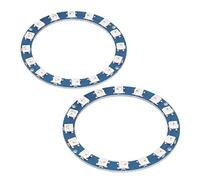 AKLOSIPY 2 Uds RGB LED WS2812B 5050 Iluminación Destacada a Todo Color de 16 bits con Puerto Digital de 5V para Proyectos Versátiles