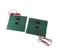 AKLOSIPY 2 Unidades DC5V 500mA Módulo de Energía de Celda de Panel Solar Panel Solar de Silicio Policristalino con Cable de 100 Cm para Proyectos de Bricolaje e Investigación Científica
