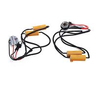 AKLOSIPY 2pcs 1157 Resistencia de Carga del Decodificador LED para Errores de Cancelación de Flash en los Faros del Carro Drl Drl