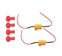 AKLOSIPY 2pcs Decoder LED de 25W Resistencia de Carga de 25Ω para Faro del Automóvil, Luz Antiniebla, DRL - Cancelador de Errores de Error