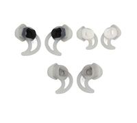 AKLOSIPY 3 Pares S/m/l de Reemplazo de la Auriculares de Silicona para QC20 QC30 IE2 IE3 SIE2I Auriculares - CONFIECUESTO Y Seguro para Actividades Deportivas Y Al Aire Libre (Claro)
