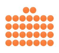 AKLOSIPY 30 Piezas de Bolas de Espuma EVA Practica Bolas de Entrenamiento Al Aire Libre de Interior Amarillo Suave y Seguro (Orange)