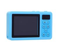 AKLOSIPY 4K 48MP 18x Cámara de Zoom Digital IP68 Cámara VLOG Impermeable con Pantallas Duales para Adolescentes Principiantes (Blue)
