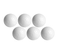AKLOSIPY 6 Bolas Luminosas LED de Caucho Sintético, Color Rojo Brillante para Entrenamiento Diurno y Nocturno, y Bolas Fáciles de Detectar (Rojo)