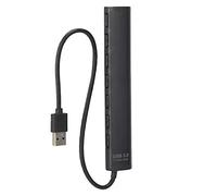 AKLOSIPY 7 en 1 USB 3.0 Hub Negro Trans Splitter de Alta Velocidad Portátil A 5 GB para Conectividad Seaml