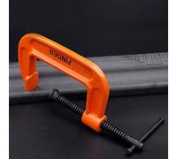 AKLOSIPY Abrazadera de Tornillo Manual Tipo G de en Pulgadas con Varilla de Acero Al Carbono de para una Sujeción Confiable (1 pulgada)