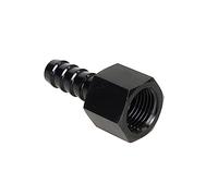 AKLOSIPY Accesorio de Extremo de Manguera Recto 8AN, Conector de Manguera de Púas Hembra 8AN Anodizado de Aluminio a 3/8 '' Recto para Transferencia de Fluido de y Aceite,