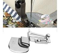 AKLOSIPY Accesorio para Plegadora de Cierre Plano de Acero Inoxidable para Encuadernación Eficiente en Máquinas de Coser Domésticas e Industriales /4 (3/16)