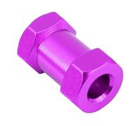 AKLOSIPY Adaptador de Metal para Cubo de Rueda Hexagonal RC, 4 Uds., 12mm, para Coches sobre Orugas D90 AX10 CC01 SCX10, Ligero y Mejorado (20 mm Morado)