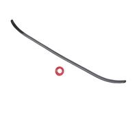 AKLOSIPY Alerón Trasero para Maletero de Coche, Caucho Negro Brillante, 5x119 Cm, Diseño Aerodinámico de bajo Ruido, con Adhesivo Fuerte para Montaje Universal en el capó del Techo del