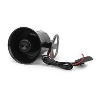 AKLOSIPY Altavoz de Bocina de 12 V y 30 W - Sirena de Advertencia Electrónica de 3 Tonos para Automóviles y Motocicletas