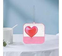 AKLOSIPY Ambientador Colgante en Forma de Corazón para Coche, Decoración de Fragancia Duradera para Aromas Automotrices del Día de San Valentín (Tipo 1)