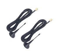 AKLOSIPY Antena de Ventosa de 2 Piezas con Base Magnética Fuerte - SMA de Alta Ganancia para Recepción y Transmisión 2G 3G 4G, para Enrutadores y Máquinas Expendedoras