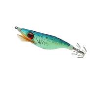 AKLOSIPY Anzuelo de Cebo de Pesca con Plantilla de Calamar Artificial Luminoso en la Noche Oscura, Señuelo de Calamar Realista para una Pesca Nocturna Eficaz (Blue)
