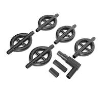 AKLOSIPY Barra de Lluvia del Acuario para Ciclo de Pescado Tubo de Rociador de Tubo de Goteo: Filtración Efectiva de 360 Grados en